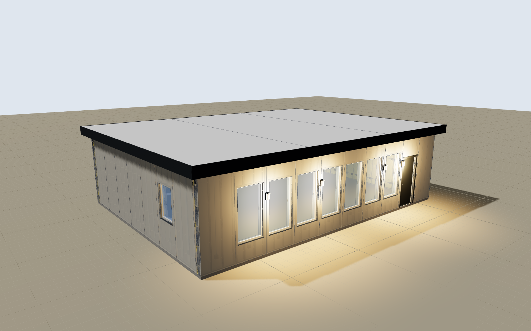 Flat roof (Option 1)