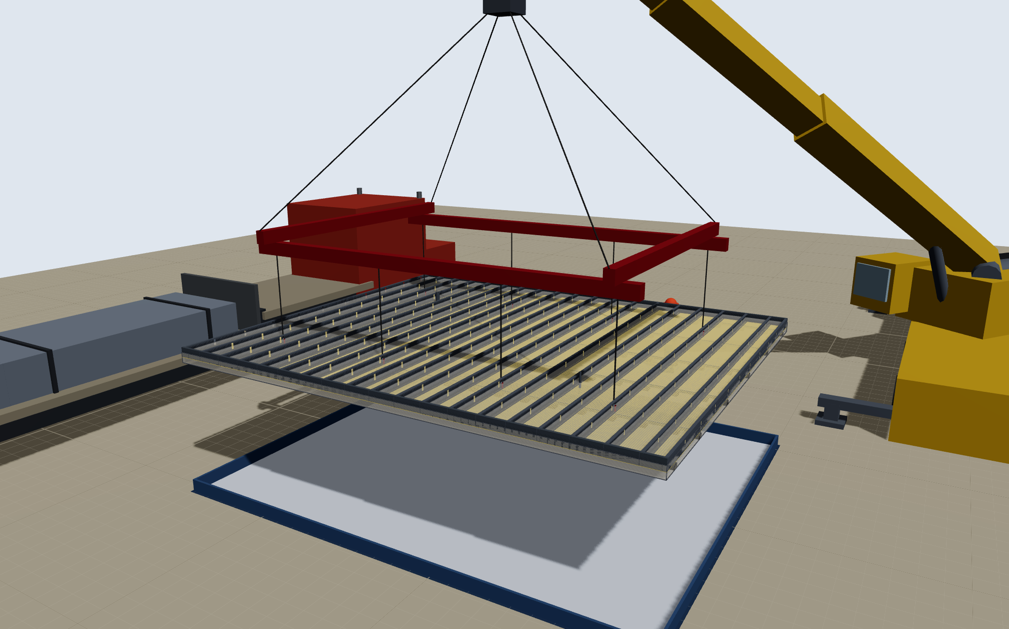 Roof panel: the crane pick
